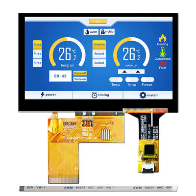 800x480 4,3 Zoll TFT LCD-Anzeigen-Modul-kapazitiver Touch Screen Modul Pcap-Monitor