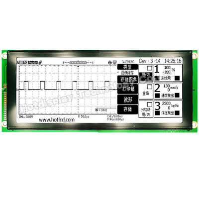 dauerhaftes grafisches LCD Modul DFSTN 640x200 mit weißer Hintergrundbeleuchtung HTM640200