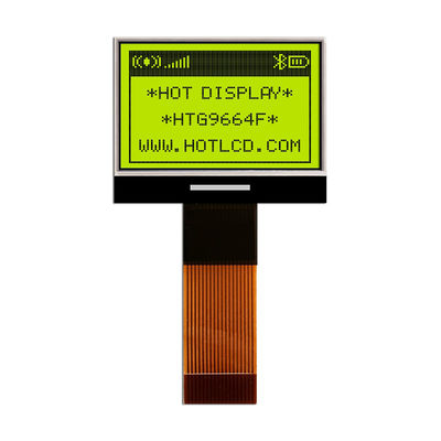 96X64 grafischer ZAHN LCD ST7549 | FSTN + Anzeige mit WEISSEM Backlight/HTG9664F