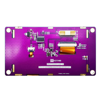 Anzeige 4,3 Anzeige des Zoll-800x480 LVDS TFT kapazitive IPS TFT LCD