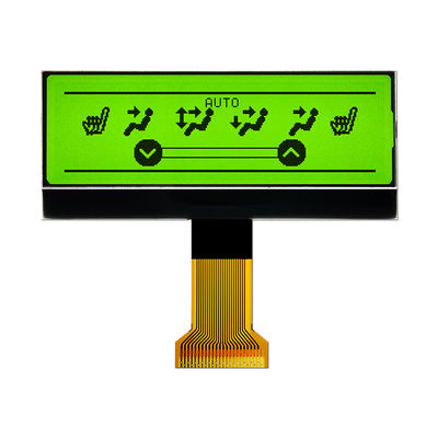 ZAHN 240x64 LCD-Grafik-Anzeigen-Modul ST75256 mit dem Gelbgrün völlig transparent