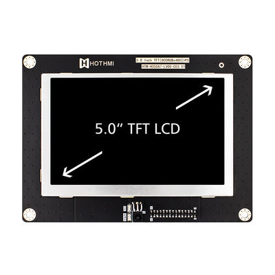 5,0 TFT LCD-Modul-Anzeigefeld LVDS Temperatur Zoll IPS 800x480 breites