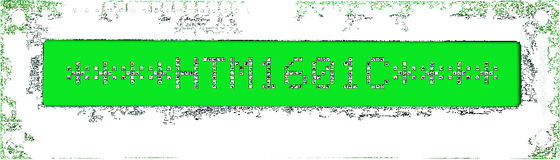 1x16 Zeichen LCD-Display. FSTN+ mit RGB-Hintergrundlicht-Arduino