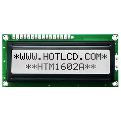 mittleres STN Gelbgrün HTM1602A 16x2 16 PIN Character LCD Modul-