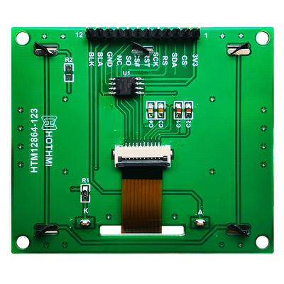 PFEILER 128X64 grafische Anzeige LCD-Modul-FSTN mit negativer Spannung