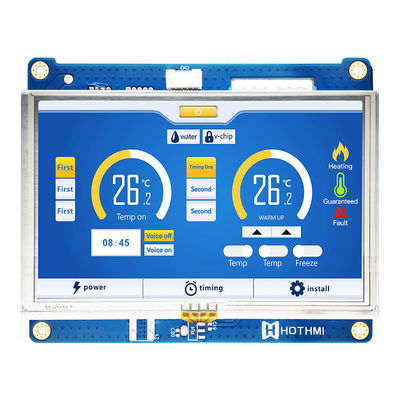 5,0 widerstrebende TFT LCD Anzeigen-breite Temperatur des Zoll-800x480 IPS