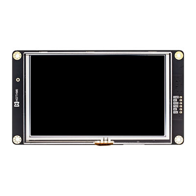 5 Modul-Anzeigefeld des Zoll-intelligentes Serienschirm-800x480 UART TFT LCD mit widerstrebender Note